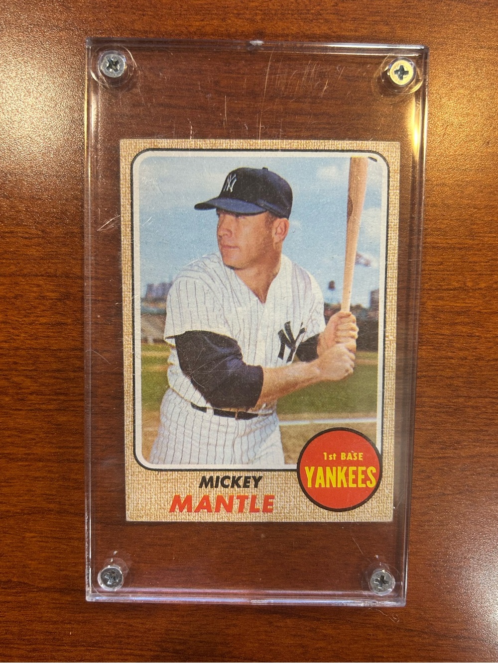 1968 Mickey Mantle Topps #280 Card